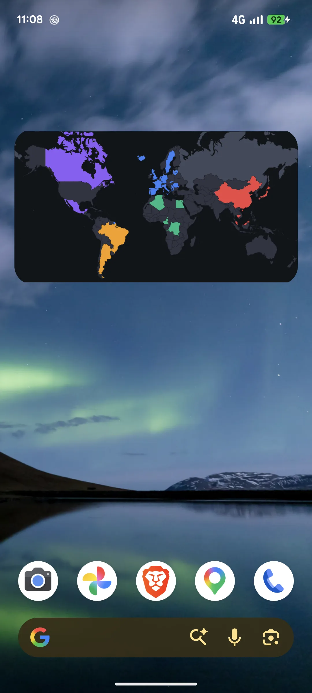 Your map, right on your home screen